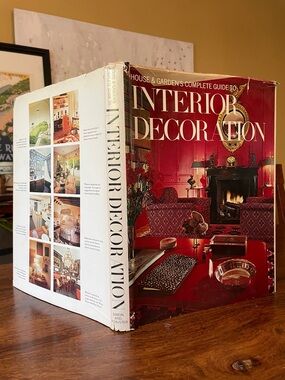 Vintage 1970 House & Garden’s Complete Guide Interior Decoration Hardcover Book